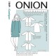 Coatigan Onion snitmønster 1049