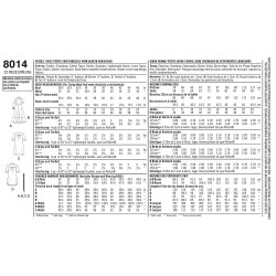 Skjortekjole også plumode Simplicity snitmønster 8014