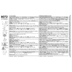 Vintage Dukketøj Simplicity snitmønster 8072 OS