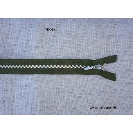 YKK 4mm metal lynlås delbar 51 cm lang