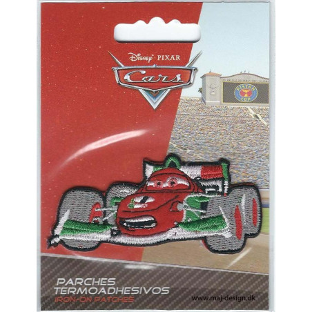 Cars Francesco Broderet strygemærke 8x3 cm