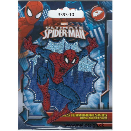 Spider-man 7x7 cm Broderet  Strygemærke