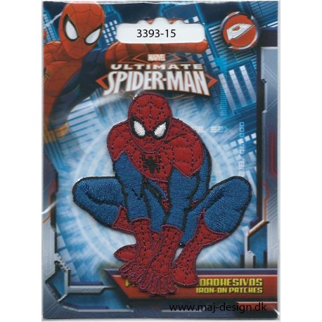 Spider-man 7 cm Broderet Strygemærke