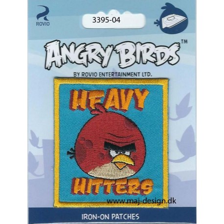Angry Birds 6,5 x 6,5 cm strygemærke
