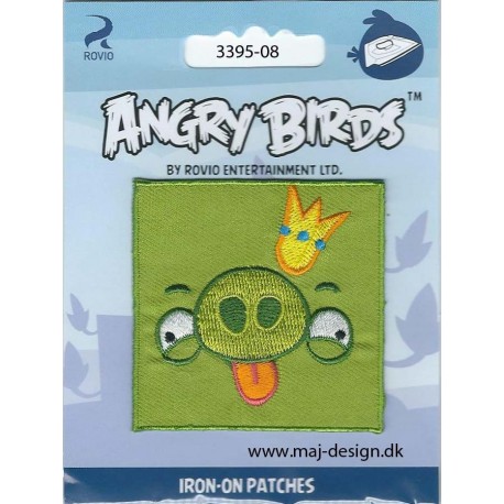Angry Birds 6 x 6 cm strygemærke