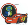 Cars McQueen WGP Printet strygemærke 9,5x7 cm