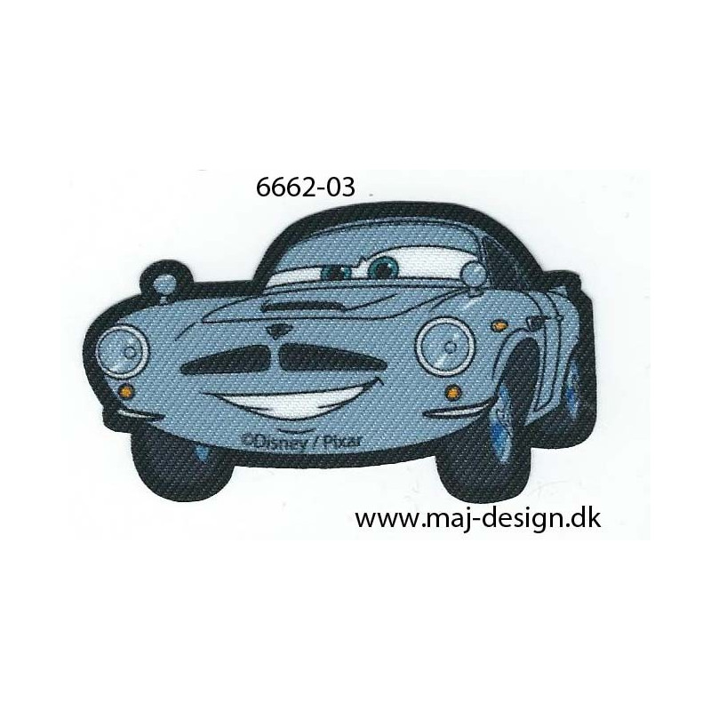 Cars Printet strygemærke 7,5x4 cm