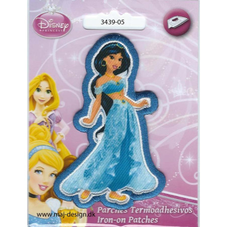 Prinsesse Jasmin Broderet strygemærke 9x 4,5 cm