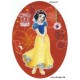 Disney Prinsesse Snehvide Printet strygelap oval 11x8 cm