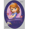 Prinsesse Sofia d. første Printet strygelap 11x8 cm oval