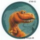 Den gode dinosaur Randi Printet strygemærke Ø 6,5 cm