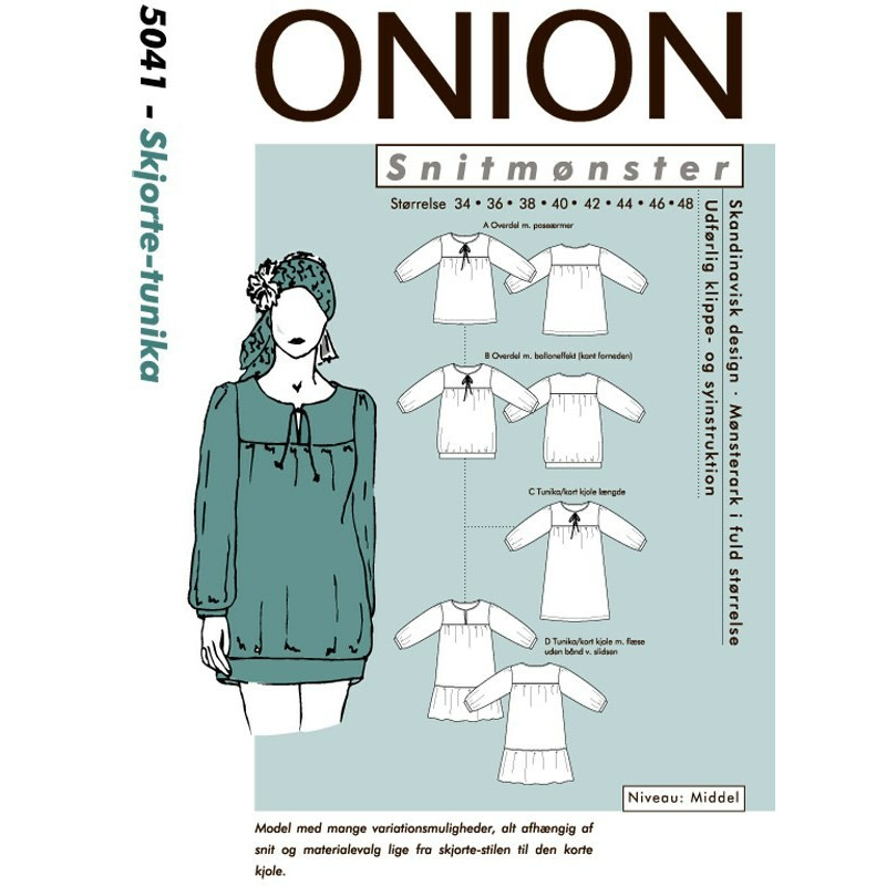 Onion snitmønster