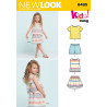 Pigetøj nederdel, shorts og top New look snitmønster easy