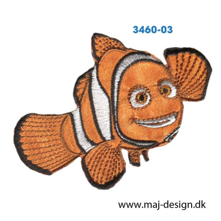 Nemo  broderet strygemærke
