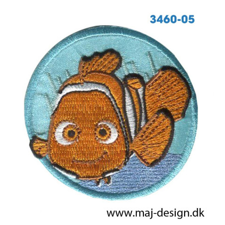 Nemo  broderet strygemærke