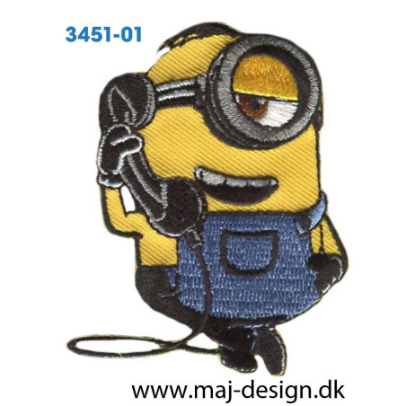 Minions med telefon 7x4,5 cm. 