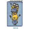 Minions To 8x5 cm. 