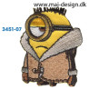 Minion med jakke 6x5 cm. 