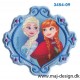  Frozen Anna og Elsa 6,5x7 cm. 