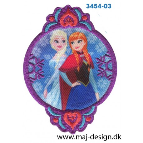 Frozen Anna og Elsa 8,5x6 cm. 