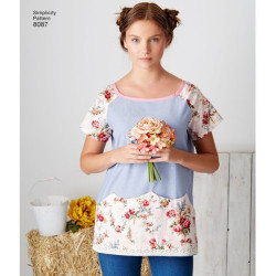 Kjole/tunika voksen/barn snitmønster