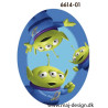 Toy Story printet strygelapper 11x8 cm