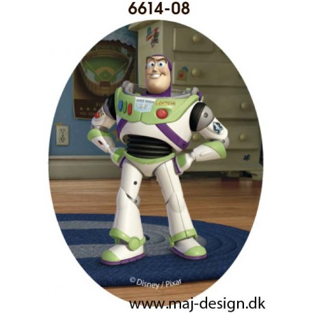 Toy Story Buzz printet strygelapper 11x8 cm