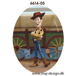 Toy Story Woody printet strygelapper 11x8 cm