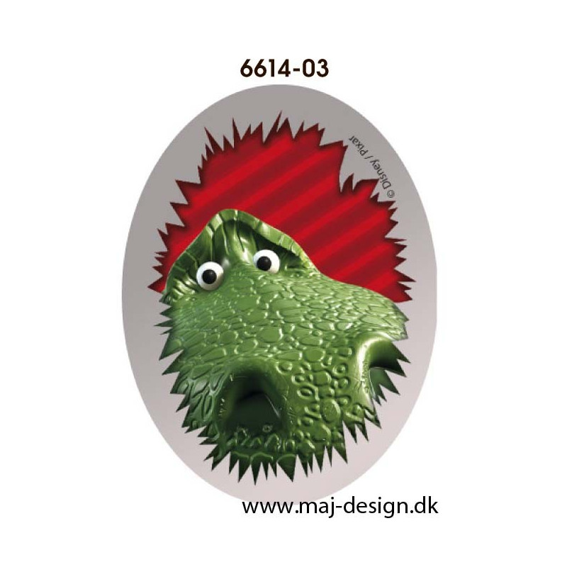 Toy Story Rex printet strygelapper 11x8 cm Toy Story Rex printet strygelapper 11x8 cm