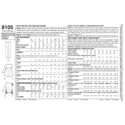 Pigetøj Tunika og leggings  snitmønster